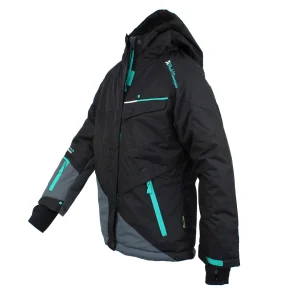 Satisfait ou Remboursé Offres 🎉 Ski Alpin Fille Peak Mountain Peak Mountain – Blouson Fille 3/8 Ans Fatene-noir NOIR 👍 18