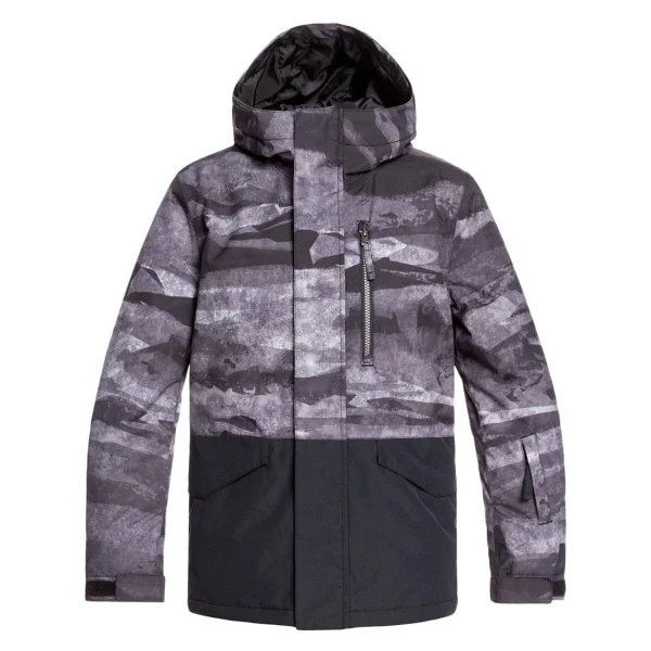 soldes ligne Top 10 😀 Mode Homme Quiksilver Veste De Snow Gris/noir Enfant Quiksilver Miss Bloc GRIS ⌛ 1