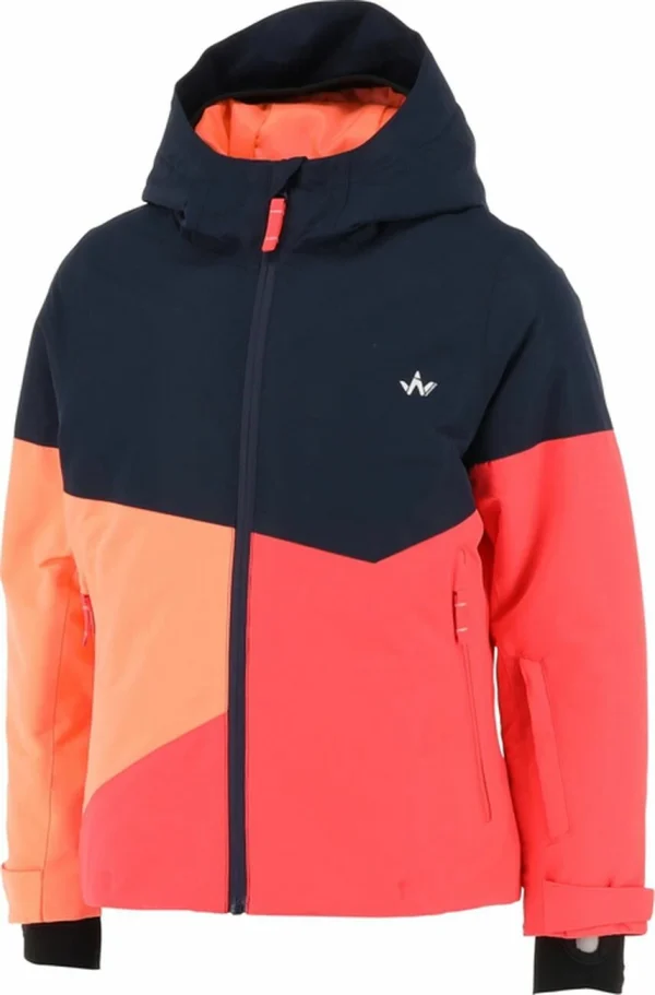 Le moins cher 💯 VESTE Ski Junior WANABEE ALTA 100 TRIPANEL CORAL 🔔 magasin pour 3