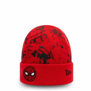 magasin Promo 🥰 Mode- Lifestyle Enfant New Era Bonnet Enfant New Era Paint Splat Cuff Spiderman ROUGE 👏 7