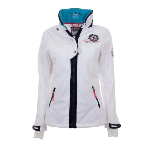 jusqu'à Meilleure vente ✨ Ski Alpin Fille Vent Du Cap Vent Du Cap – Blouson Softshell Fille Gadji-blanc BLANC 🥰 15