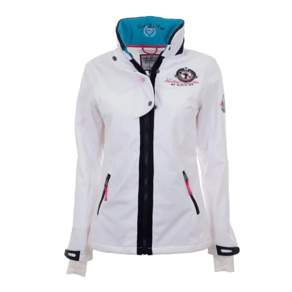 jusqu'à Meilleure vente ✨ Ski Alpin Fille Vent Du Cap Vent Du Cap – Blouson Softshell Fille Gadji-blanc BLANC 🥰 6