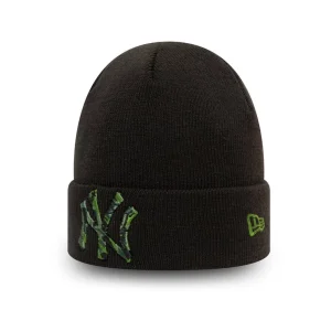 Livraison internationale Meilleure affaire 😍 Mode- Lifestyle Garçon New Era New Era Knit Enfant Beanie D’hiver – Camo Infill Ny Yankees NOIR ❤️ 10