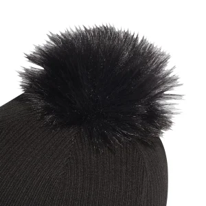 Nouveau 😀 Mode- Lifestyle Femme Adidas Bonnet Femme Adidas Originals Faux Fur Pompom NOIR 😀 Prix très abordable 18