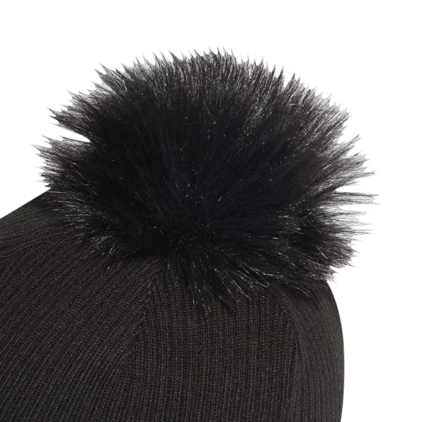 Nouveau 😀 Mode- Lifestyle Femme Adidas Bonnet Femme Adidas Originals Faux Fur Pompom NOIR 😀 Prix très abordable 6