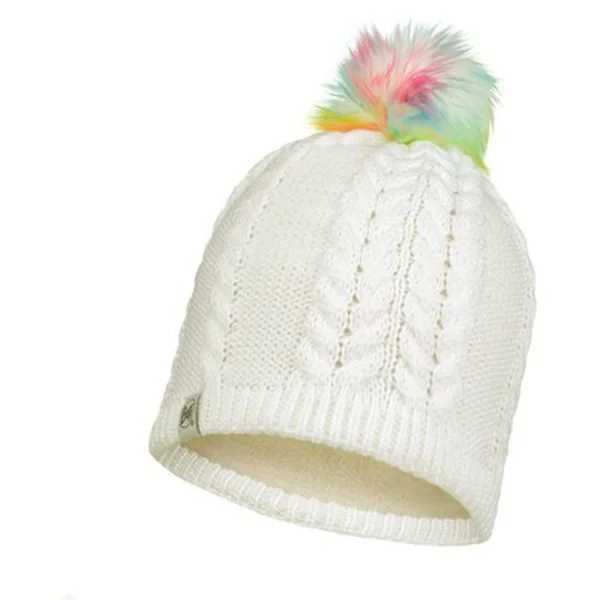 excellente qualité De gros ✨ Randonnee Pedestre Enfant Buff Bonnet Enfant Buff Knitted & Fleece Nina BLANC ✔️ 1