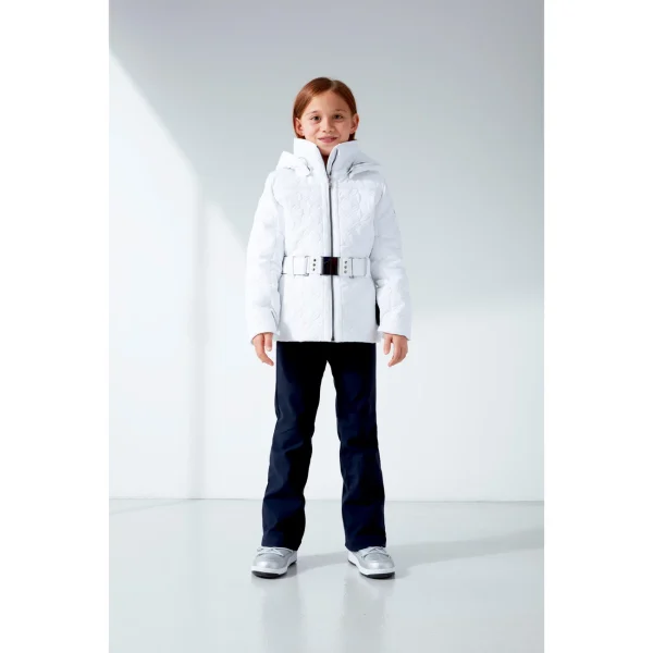 site pas cher Meilleure vente 🎁 Ski Fille Poivre Blanc Veste Traditionnelle Poivre 1003 Quilted Fille BLANC 👍 1