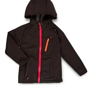 Bon marché ✨ Ski Alpin Fille Peak Mountain Peak Mountain – Blouson Softshell 10/16 Ans Ganso-noir NOIR ❤️ l'unique style 12