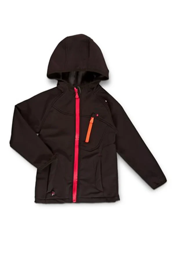 Bon marché ✨ Ski Alpin Fille Peak Mountain Peak Mountain – Blouson Softshell 10/16 Ans Ganso-noir NOIR ❤️ l'unique style 5