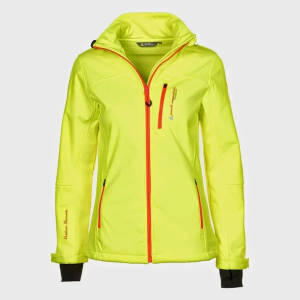 Offres 💯 Ski Alpin Fille Peak Mountain Peak Mountain – Blouson Softshell 10/16 Ans Ganne-jaune JAUNE ✔️ boutiqued en ligne 1