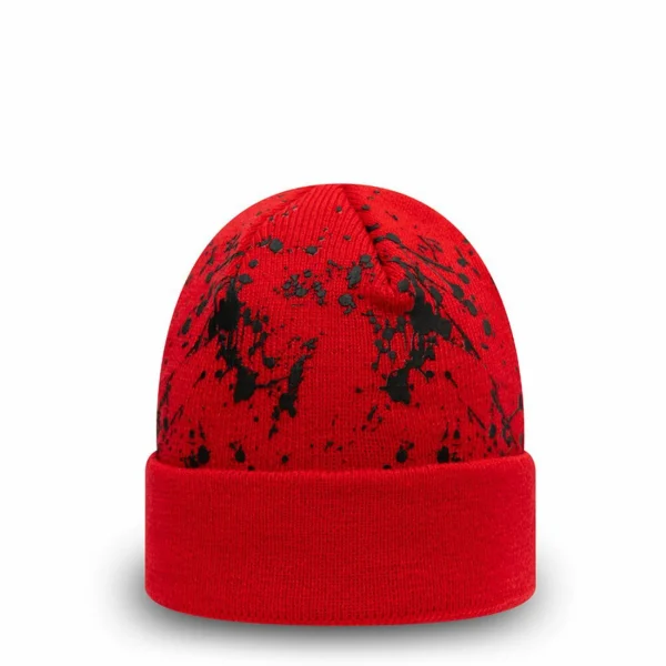 magasin Promo 🥰 Mode- Lifestyle Enfant New Era Bonnet Enfant New Era Paint Splat Cuff Spiderman ROUGE 👏 1