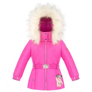 Sortie 👍 Ski Fille Poivre Blanc Veste De Ski/snow Poivre Blanc Ski Jacket 1003 Rubis Pink Fille ROSE 👍 REMISE allant jusqu. 16