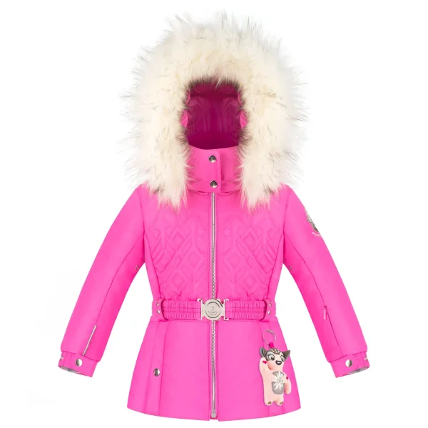 Sortie 👍 Ski Fille Poivre Blanc Veste De Ski/snow Poivre Blanc Ski Jacket 1003 Rubis Pink Fille ROSE 👍 REMISE allant jusqu. 6