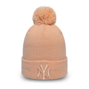 Livraison gratuite Les meilleures critiques de ⌛ Mode- Lifestyle Garçon New Era New Era Knit Enfant Beanie D’hiver – New York Yankees Blush ROSE 🔔 11