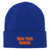 mode Tout neuf 🌟 Basket Ball Enfant New York Bonnet Enfant Outerstuff New York Knicks BLEU 🧨 7