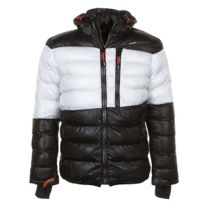 Vente flash 🌟 Ski Alpin Garçon Peak Mountain Peak Mountain Doudoune Garçon 10/16 Ecaptin Noir/blanc NOIR ⌛ Boutique 10