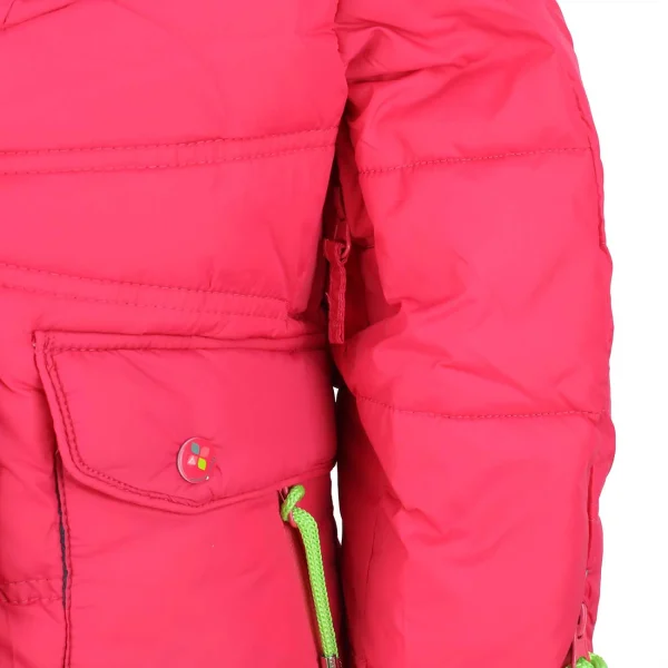 Protections acheteurs Remise 🛒 Ski Alpin Fille Peak Mountain Peak Mountain Doudoune De Ski Gannecy Framboise ROSE 💯 4