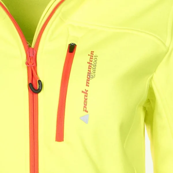 Offres 💯 Ski Alpin Fille Peak Mountain Peak Mountain – Blouson Softshell 10/16 Ans Ganne-jaune JAUNE ✔️ boutiqued en ligne 7