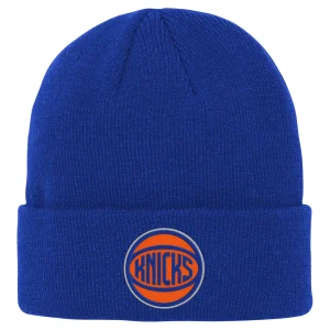 mode Tout neuf 🌟 Basket Ball Enfant New York Bonnet Enfant Outerstuff New York Knicks BLEU 🧨 7